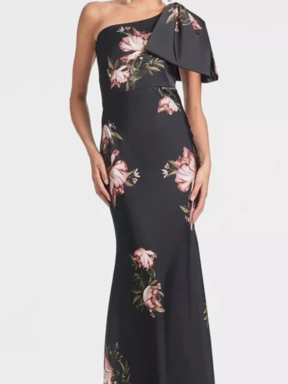 Sachin & Babi Aubrey Gown in Noir Blossom